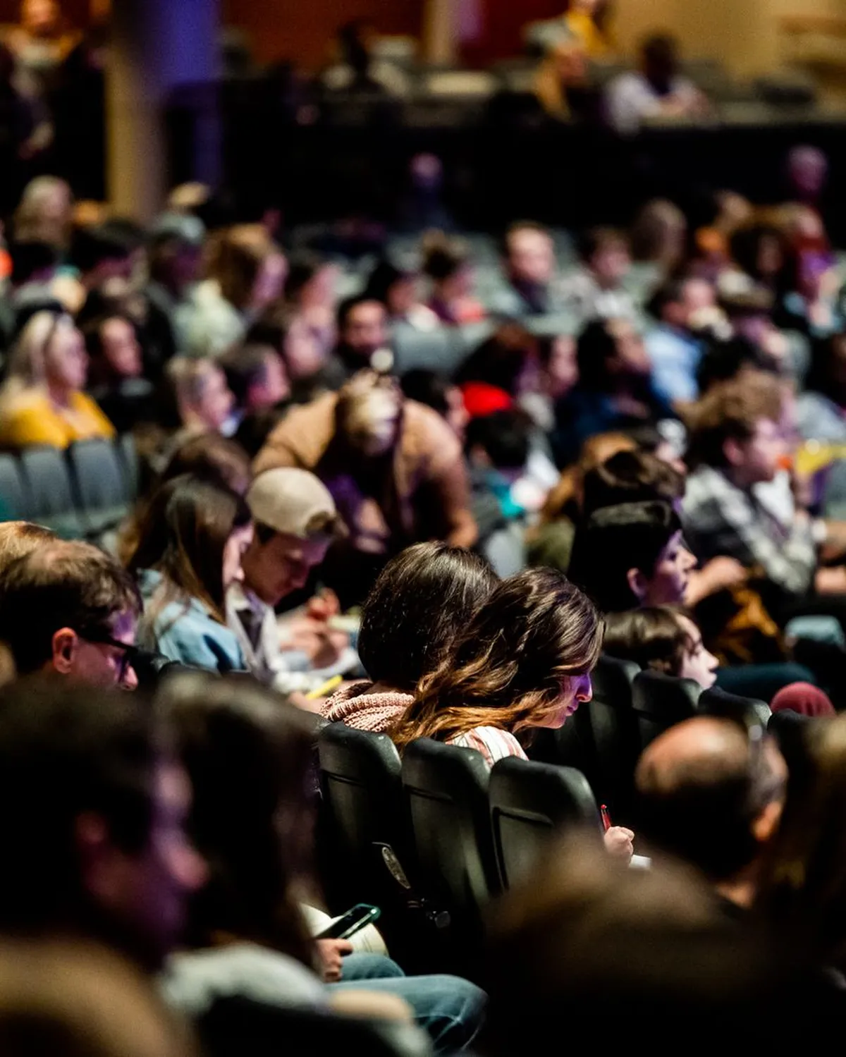 Packed conference audience